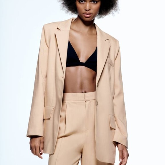 Zara Straight Cut Blazer (Small) - Picture 2 of 2